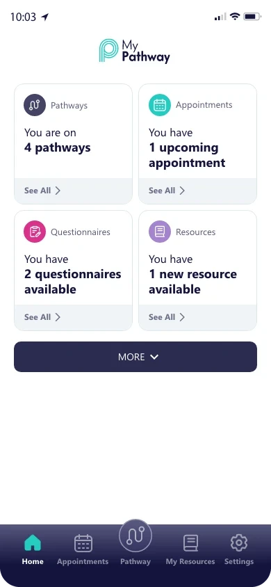 Final Home with summary cards